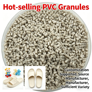 Precio de fábrica: Gránulos de PVC gris compuesto para suelas de zapatos, zapatillas, tuberías, cables, juguetes; pellets de PVC reciclado, masterbatch, reciclado, materia prima. - Product Image 1