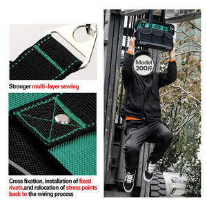 Qiye Waterdichte Canvas Nylon Hand Timmerlieden Loodgieters Opslag Zware Elektrische Elektricien Tool Bag - Product Image 4