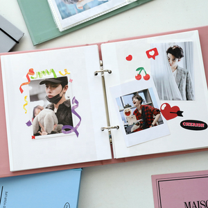 Lerp & 100 Poches Mini <span class=keywords><strong>Album</strong></span> <span class=keywords><strong>Photo</strong></span> 3 Pouces avec Notes <span class=keywords><strong>Album</strong></span> <span class=keywords><strong>Photo</strong></span> en Cuir Pu avec Sangle pour Instax Mini - Product Image 4