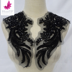 बिड के साथ फीता एपलिक कढ़ाई फीके फीके फीके साथ फीता पैच पैच पैच - Product Image 3