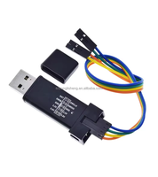 Stok 1 takım ST LINK Stlink st-link V2 Mini STM8 STM32 simülatörü indir programcı programlama kablosu ile