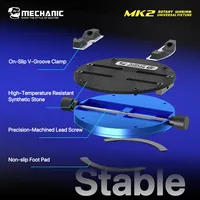 Support rotatif à 360 degrés MECHANIC MK2, résistant à la chaleur 500°C, en pierre synthétique, pour réparation de carte mère de téléphone, outils de réparation de téléphones mobiles