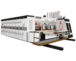 Corrugated cardboard printing slotting die-cutter machine