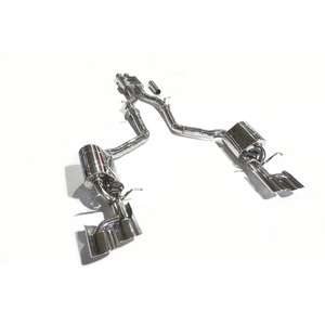 EXR pour Mercedes-Benz <span class=keywords><strong>E55</strong></span> <span class=keywords><strong>AMG</strong></span> <span class=keywords><strong>W211</strong></span>, silencieux à valve en acier inoxydable poli miroir, épaisseur 1,5 mm, échappement à commande à distance, catback - Product Image 2