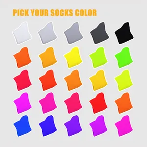 High Quality Low MOQ 100% Cotton Fashion Crew Socks Logo Custom Logo Socks Custom Socks