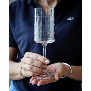 Verres en cristal modèle Synphonie Christofle, gobelets en acier inoxydable - Product Image 3