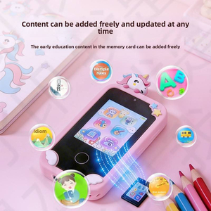 Téléphone pour enfants à double caméra haute définition 4-6 ans, vidéo tactile, rechargeable, léger, antidérapant, cadeau idéal pour bébé. - Product Image 3