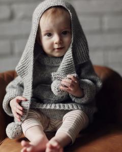 <span class=keywords><strong>Bonnet</strong></span> et écharpe en cachemire <span class=keywords><strong>tricot</strong></span>é intégré pour bébés garçons et filles, <span class=keywords><strong>bonnet</strong></span> en laine chaude pour l'automne et l'hiver - Product Image 4