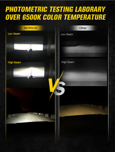 Faro Delantero Sellado para Camión, Repuesto para Jeep Cherokee XJ Ford <span class=keywords><strong>Toyota</strong></span>, Ensamblaje de Faro LED Blanco/Ámbar de 5x7 Pulgadas - Product Image 4