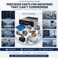 Kit métallique non standard OEM, usinage CNC, composants en aluminium, acier, cuivre usinés, service de fourniture de pièces usinées CNC de qualité