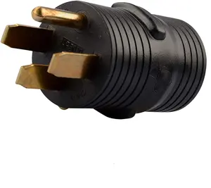 S80209 RV 4 Prong 50 amp Male to 30 amp Female RV Adapter Plug