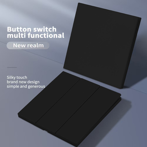 Độ ổn định cao EU tiêu chuẩn Châu Âu 250V 85mm 85mm 1 2 3 Gang 1 Way push button cảm ứng Home tường ổ cắm thiết bị chuyển mạch Ổ cắm điện - Product Image 4