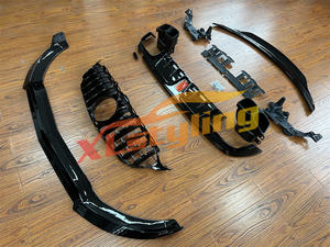 Paraurti Auto in ABS, Splitter Anteriore BRS, Diffusore Posteriore, Griglia GT, Spoiler PSM per <span class=keywords><strong>Mercedes</strong></span> W205 <span class=keywords><strong>C205</strong></span> 15-17 - Product Image 2