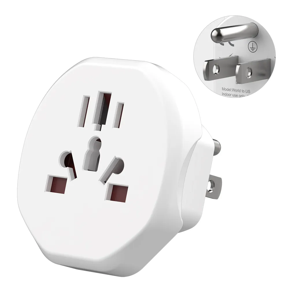 2020 Gadget Elektronik Colokan Adaptor Eu Ke Usa Charger Universal Outlet Ac