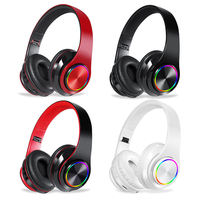 Headset Nirkabel Stereo Hifi B39 Terlaris Peredam Kebisingan Earphone Nirkabel Warna-warni Headphone Kartu TF Ponsel Pintar