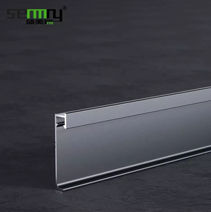 Plinthe décorative LED moderne en aluminium, éclairage d'ambiance dimmable pour résidence de luxe et hôtel - Product Image 5