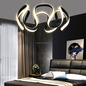 Đèn chùm LED Lampara140W Điều khiển từ xa Đèn chùm LED 3 màu có thể điều chỉnh độ sáng Đèn chùm trần cho phòng ăn Đảo bếp - Product Image 3