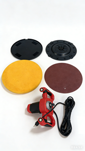 Ponceuse orbitale électrique multifonctionnelle LM-1006 à vitesse variable pour le ponçage des sols, le plâtrage du béton et le polissage des murs, idéale pour la maison et le bricolage - Product Image 2