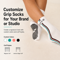 Chaussettes de yoga antidérapantes à motif personnalisé pour femmes, chaussettes de Pilates respirantes en tricot, chaussettes de yoga à grip pour la pratique de la remise en forme en intérieur