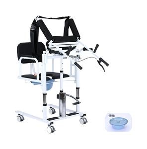 Silla con inodoro médico 4 en 1 de alta resistencia, capacidad de 400 libras, brazos ajustables, orinal acolchado para la espalda, suministros de terapia para personas mayores - Product Image 5
