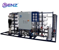 Réservoir d'eau en acier inoxydable et FRP + Système de production d'eau pure par osmose inverse RO