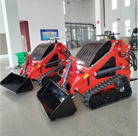 TC460 mini chargeuse skidsteer chinoise bon marché moteur diesel epa sur chenilles mini chargeuse compacte sur chenilles avec accessoires sur chenilles