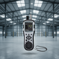 Analyseur de pureté multi-gaz numérique à écran couleur haute précision IP65 3 en 1 avec double pompe et échantillonnage par diffusion pour CO, H2S et gaz combustibles