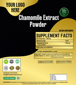 Polvo de extracto de manzanilla personalizable OEM con etiqueta privada Cultivo salvaje de alta calidad Favorito de los compradores a granel en La India - Product Image 2