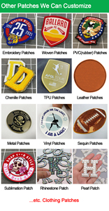 Parches Bordados Personalizados con Logotipo al por Mayor para el Día de San Valentín, Parche Bordado Personalizado con Velcro para Ropa - Product Image 5