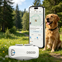 Moniteur de santé GPS intelligent pour animaux de compagnie, suivi d'activité, diagnostic vétérinaire IA, géolocalisation, visualisation multi-animaux, 4G, étanche, 20 heures d'autonomie, plastique