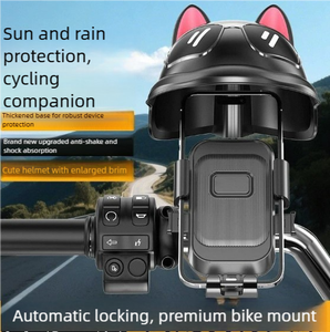 Support de téléphone portable universel pour vélo électrique/moto, résistant aux chocs, étanche, flexible, en acier inoxydable, avec poignée réglable - Product Image 5