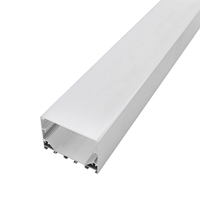 Perfil de aluminio Led Strip 5035 Extrusión Led de oficina empotrada para sombra de luz LED Perfiles de aluminio