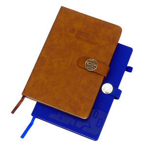 Tùy chỉnh Linen kế hoạch bìa cứng Debossed Logo PU Tạp Chí da 100gsm/120gsm bù đắp trang giấy máy tính xách tay - Product Image 1