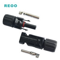 Connecteur solaire REOO MC4 1500V IP68 étanche à faible résistance, mâle/femelle, pour câble PV de panneau solaire
