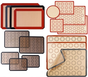 Tapis de cuisson en silicone écologique de qualité professionnelle avec règle – Outil de pâtisserie et de cuisson - Product Image 1