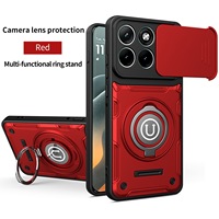 Support de téléphone magnétique rotatif à 360 degrés G85 avec protection intégrale anti-chute pour Motorola MOTO Edge 70
