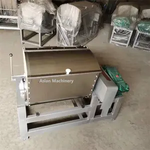 Máquina amasadora de masa de pizza, mezcladora de harina automática para panadería, tipo horizontal