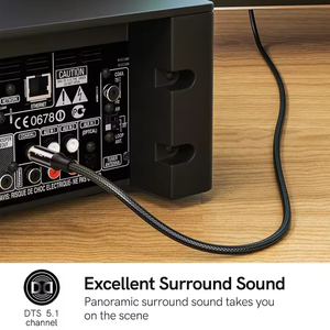 Audiocrast 2RCA a <span class=keywords><strong>3.5</strong></span> cavo Audio da 3.5mm Jack circa AUX cavo per amplificatori DJ Subwoofer Mixer Audio Home Theater DVD - Product Image 6