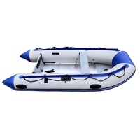 Nouveau bateau de pêche gonflable à grande vitesse de 10 pieds skiff PVC léger et durable loisirs Sports de plein air