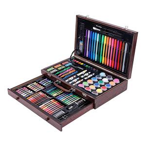 LISI Deluxe in legno Set di 123 pezzi Kit con pastelli ad olio matite colorate per artigianato pittura da disegno - Product Image 1