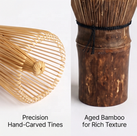 Accessoires pour mélangeur de matcha, fouet à matcha en bambou, fouet à matcha Chasen en bambou personnalisé