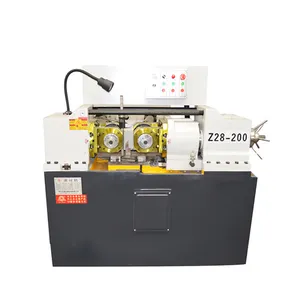 Agent price Z28-200 model 8-65mm outer thread rolling machine steed bar thread making machine