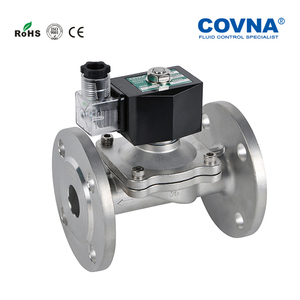 Vente de liquidation B2B COVNA DN50 2 pouces 2 voies 220V électrovanne à eau basse pression normalement fermée en acier inoxydable - Product Image 6