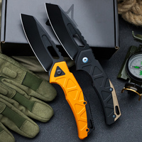 Cuchillo plegable EDC táctico de supervivencia, cuchillo de bolsillo Micarta de acero inoxidable 3Cr13 de aluminio para acampar, caza, personalizaciones OEM