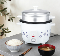 Mini-cuiseur à riz électrique intelligent multifonction en gros avec pelle, tasse doseuse et cuve intérieure antiadhésive en acier inoxydable, portable