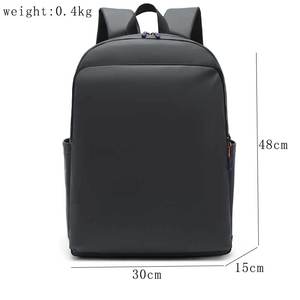 Công Suất Lớn Người Đàn Ông Của Máy Tính Xách Tay Ba Lô Đơn Giản Thiết Kế Thời Trang Polyester Không Thấm Nước Hợp Thời Trang Thương Hiệu Cho Trường Trung Học Sinh Viên Đại Học - Product Image 2