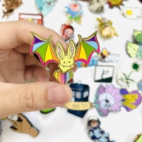Vente en gros de badges en métal émaillé personnalisés avec votre propre logo et nom, badges mignons pour chapeaux, décoratifs pour vêtements