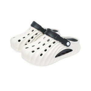 <b>Clogs</b> For Men And Women White Black Slip On Breathable Non Slip Summer Casual Shoes With Honeycomb Design - Product Image 5
