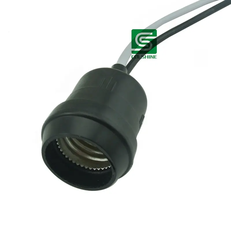 E27 Lamp Socket Waterproof Lampholder Plastic Lamp Holder E27 Light Socket With Cable