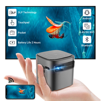 Hot Wireless Mini projecteur vidéo portable Pocket Size Pico lcd dlp smart beamer avec batterie home cinéma Movie Projector HD14
